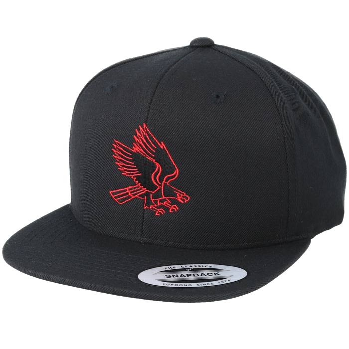 Eagle 【 Red/Black Snapback Men Black 】 Snapback スナップバック バッグ メンズ 黒色 ブラック