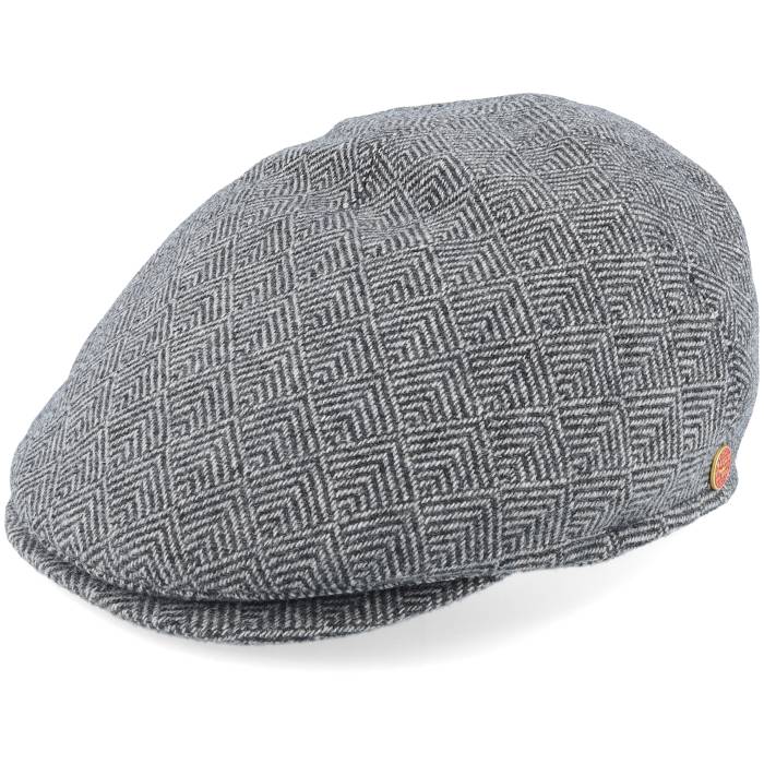 Mayser 【 Sidney Plus Premium Grey Earflap Flatcap Men Grey 】 Premium プレミアム 灰色 グレー メンズ 灰色 グレー|スニケス