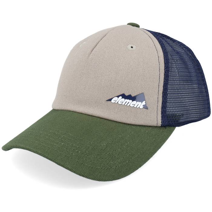 エレメント Element 【 Mount Mesh Cap Aluminum A-Frame Trucker Men Beige 】 キャップ 帽子 トラッカー メンズ ベージュ｜スニケス