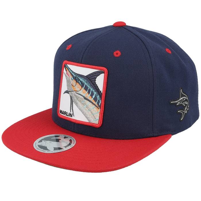 Skillfish 【 Marlin Box Classic Navy/Red Snapback Men Blue 】 ボックス クラシック Snapback スナップバック バッグ メンズ 青色 ブルー｜スニケス