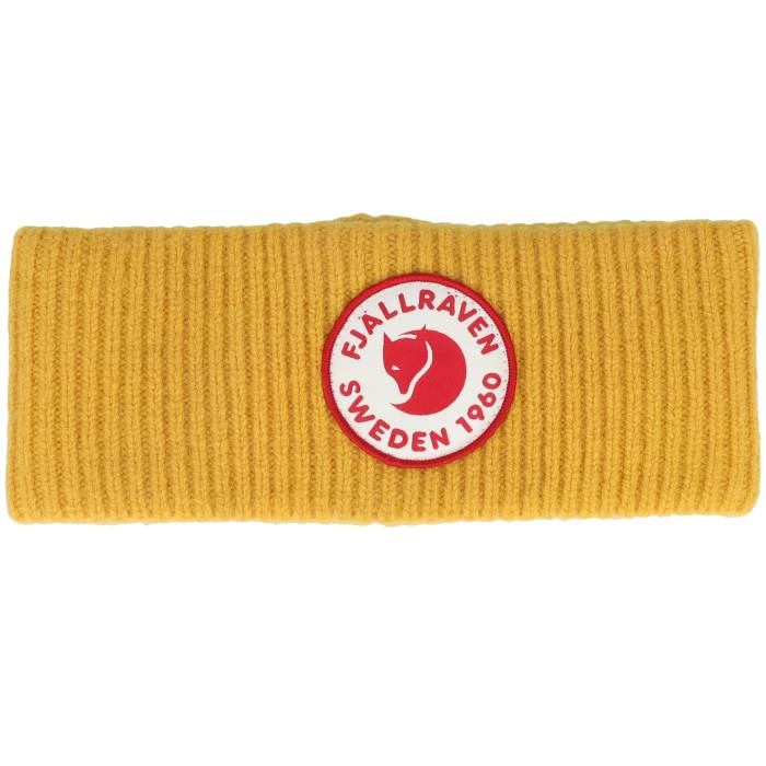 【 1960 Logo Mustard Yellow Headband Men Yellow 】 ロゴタイプ yellow 黄味がかった・黄色 上端ダンス楽隊 メンズ yellow 黄味がかった・黄色