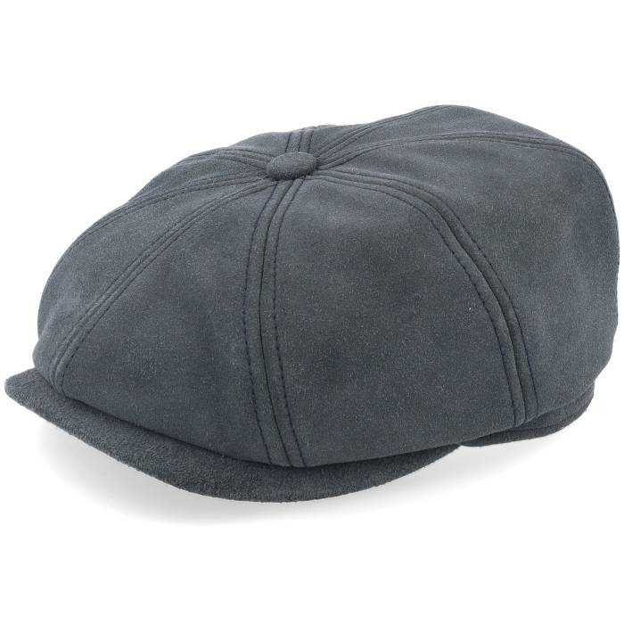 ステットソン Stetson 【 Hatteras 1 Calf Split Navy Flat Cap Men Blue 】 紺色 ネイビー キャップ 帽子 メンズ 青色 ブルー