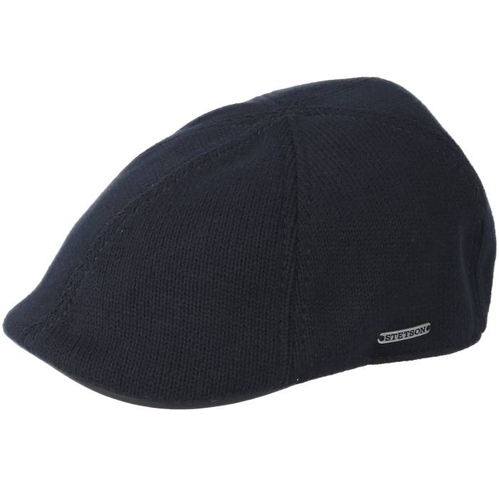【★百貨店SALE★6/11真夜中2時迄】ステットソン Stetson 【 Texas Cotton Knit Navy Flat Cap Men Blue 】 一つ星の州 編み物 紺色 米国海軍 旗がしら 鳥打ち帽 メンズ 青碧 青碧