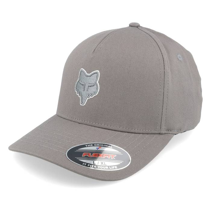 稲荷 Fox 【 Head Hat Steel Grey Flexfit Men Grey 】 Steel スチール写真 薄墨色 薄墨色 メンズ 薄墨色 薄墨色