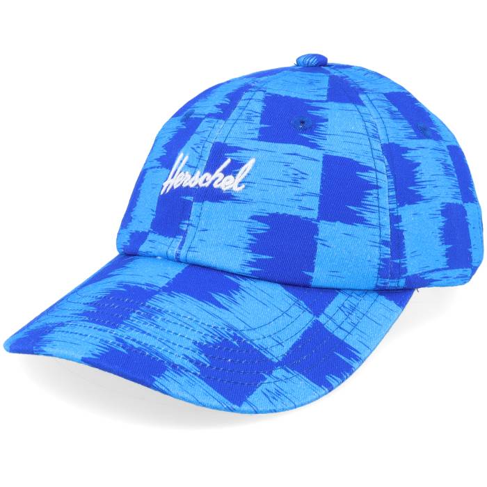 Herschel 【 Sylas Cap Check Yourself Dazzling Blue Dad Cap Kids Blue 】 キャップ 帽子 青色 ブルー ジュニア キッズ 青色 ブルー｜スニケス 16,050円