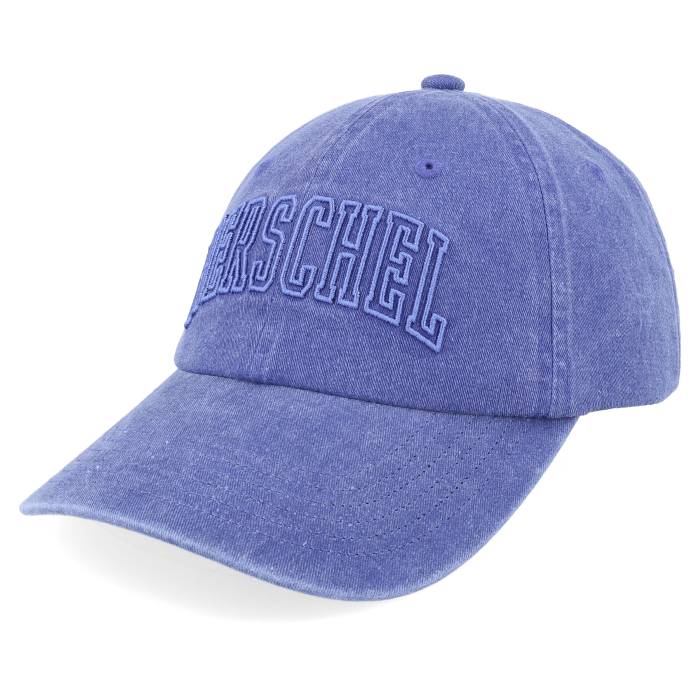 Herschel 【 Sylas Faculty Skipper Blue Stone Wash Dad Cap Men Blue 】 青味 青み 旗がしら かぶり笠 メンズ 青味 青み