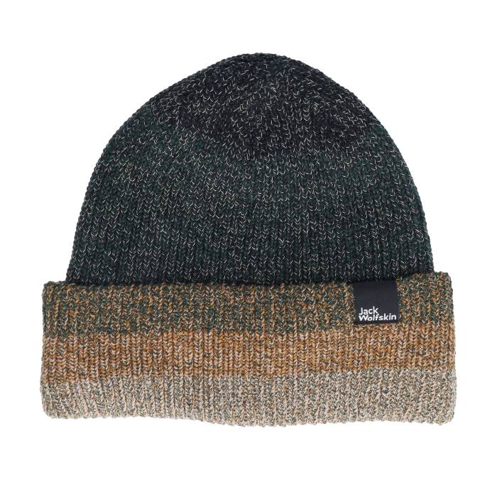 ジャックウルフスキン Jack Wolfskin 【 Kids Spirit Knit Beanie Y Slate Green Cuff Kids Green 】 ニット キャップ 帽子 green 緑・グリーン ジュニア キッズ green 緑・グリーン|スニケス