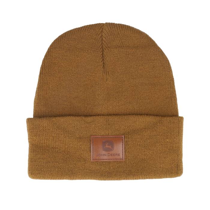John Deere 【 Beanie Coyote Brown Cuff Men Brown 】 キャップ 帽子 茶色 ブラウン メンズ 茶色 ブラウン｜スニケス
