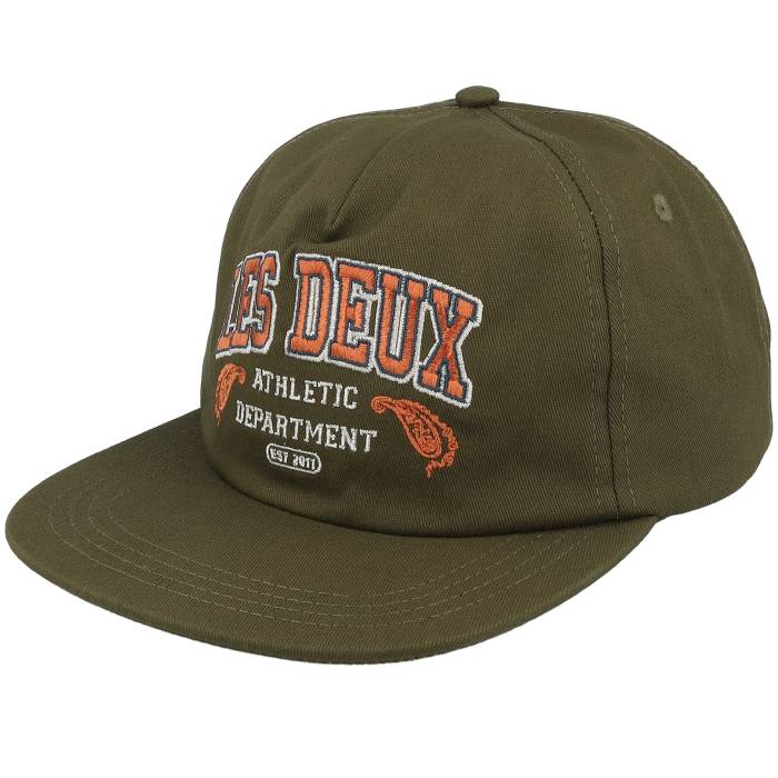 Les Deux 【 Paisley Organic Cap Olive Night Snapback Men Green 】 キャップ 帽子 olive オリーブ ナイト Snapback スナップバック バッグ メンズ green 緑・グリーン