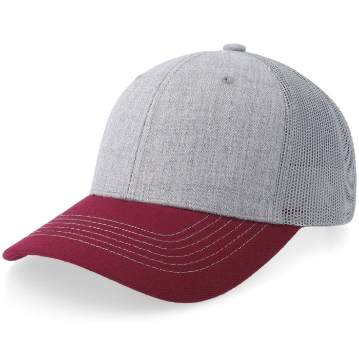 Equip 【 Heather Grey/Wine Trucker Men Grey 】 heather ヘザー トラッカー メンズ 灰色 グレー｜スニケス