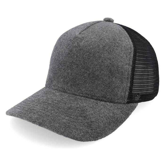 Equip 【 Terry Dark Grey/Black A-Frame Trucker Men Grey 】 トラッカー メンズ 灰色 グレー