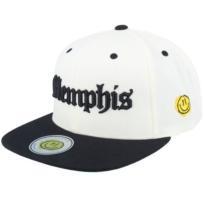 Lucid Smile 【 Memphis 3D Script Natural/Black Snapback Men Black / White 】 メンフィス スクリプト Snapback スナップバック バッグ メンズ 黒色 ブラック 白色 ホワイト｜スニケス