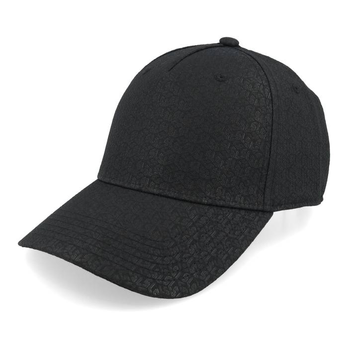 ライルアンドスコット Lyle \u0026 Scott 【 Monogram Embossed Cap Jet Black Adjustable Men Black 】 旗がしら かぶり笠 黒いこと 黒いこと メンズ 黒いこと 黒いこと