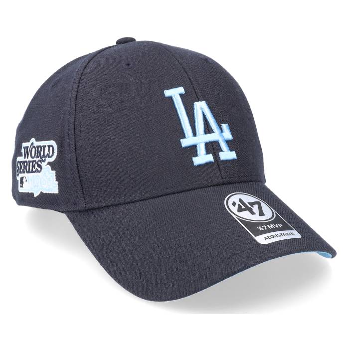 フォーティーセブンブランド 47 Brand 【 Los Angeles Dodgers Mlb Sure Shot Mvp Navy Adjustable Men Blue 】 ドジャース 紺色 ネイビー メンズ 青色 ブルー|スニケス