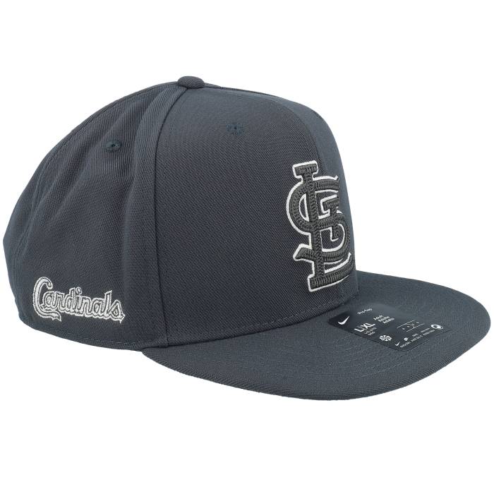 Nike Mlb 【 St. Louis Cardinals Statement Dri-Fit Pro Anthracite Snapback - Nike Men Grey 】 カージナルス 素っ気ない相応う 労働者階級 Snapback スナップバック 御徒面子 メンズ 薄墨色 薄墨色