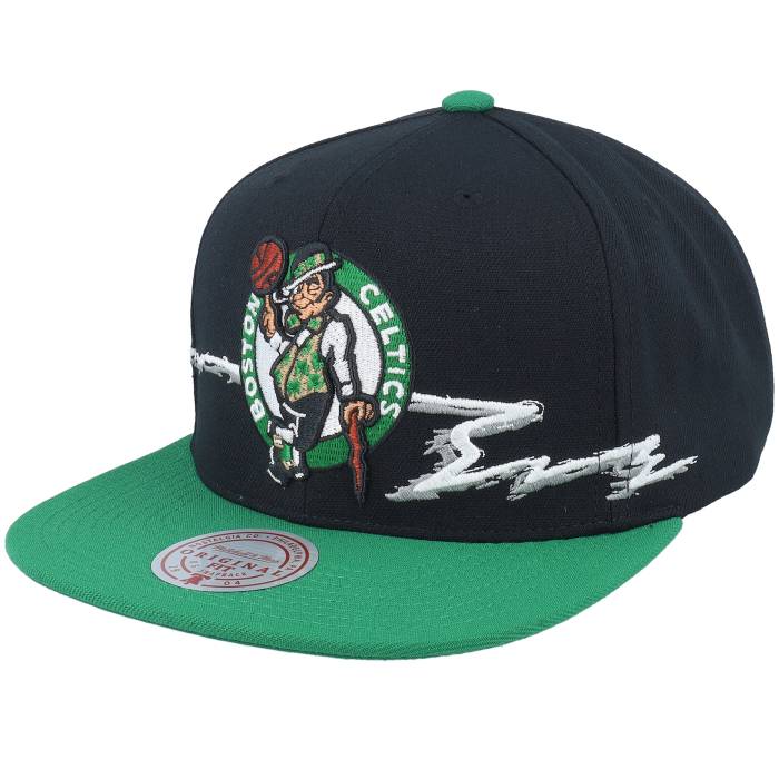 ミッチェル&ネス Mitchell & Ness 【 Boston Celtics Xlife Line Black/Green Snapback Men Black 】 ボストン セルティックス Snapback スナップバック バッグ メンズ 黒色 ブラック｜スニケス