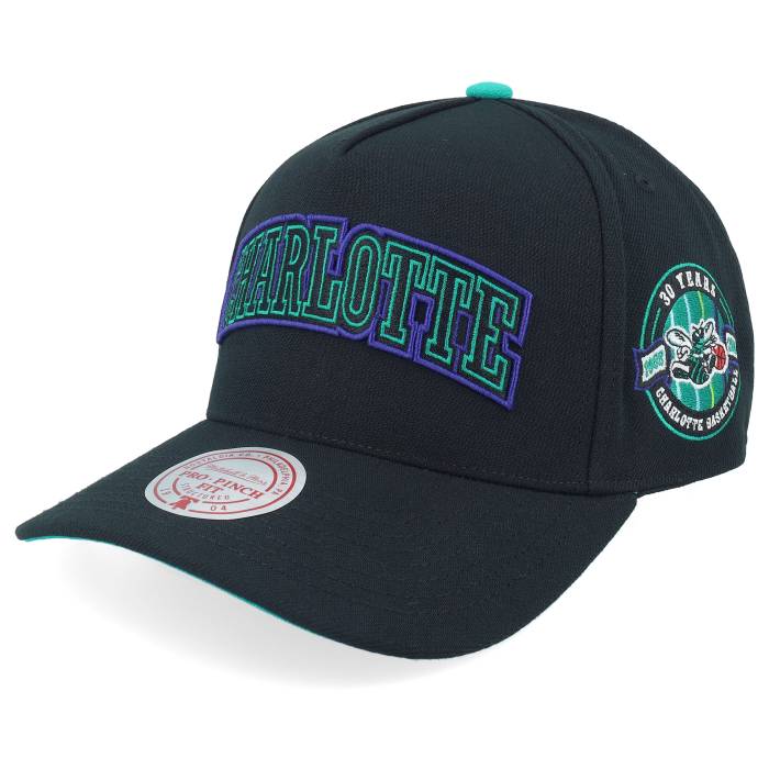 ミッチェル\u0026ネス Mitchell \u0026 Ness 【 Charlotte Hornets Class Act Pro  Hwc Black A-Frame Adjustable Men Black 】 シャーロット ホーネッツ 労働者階級 黒いこと 黒いこと メンズ 黒いこと 黒いこと