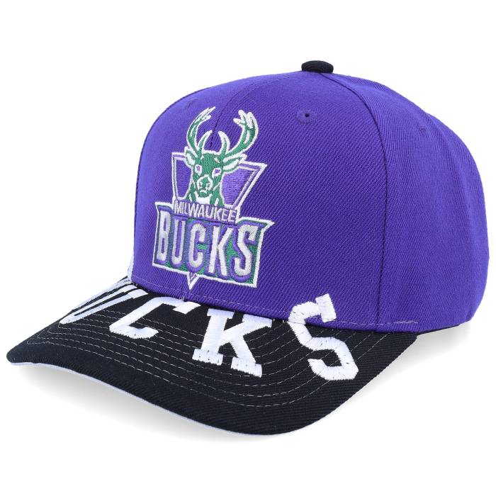 ミッチェル&ネス Mitchell & Ness 【 Milwaukee Bucks Underarch Pro Cap Hwc Purple/Black Adjustable Men Purple 】 ミルウォーキー バックス プロ キャップ 帽子 メンズ Purple 紫・パープル|スニケス