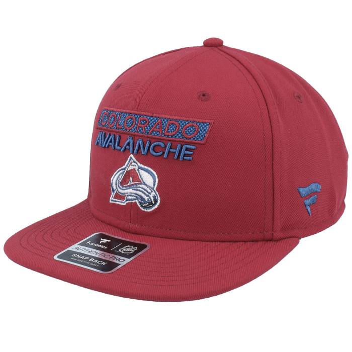 ファナティクス Fanatics 【 Colorado Avalanche Authentic Pro Rink Prime D. Garnet Snapback Men Red 】 コロラド アバランチ オーセンティック 労働者階級 Snapback スナップバック 御徒面子 メンズ Red 赤・赤いこと