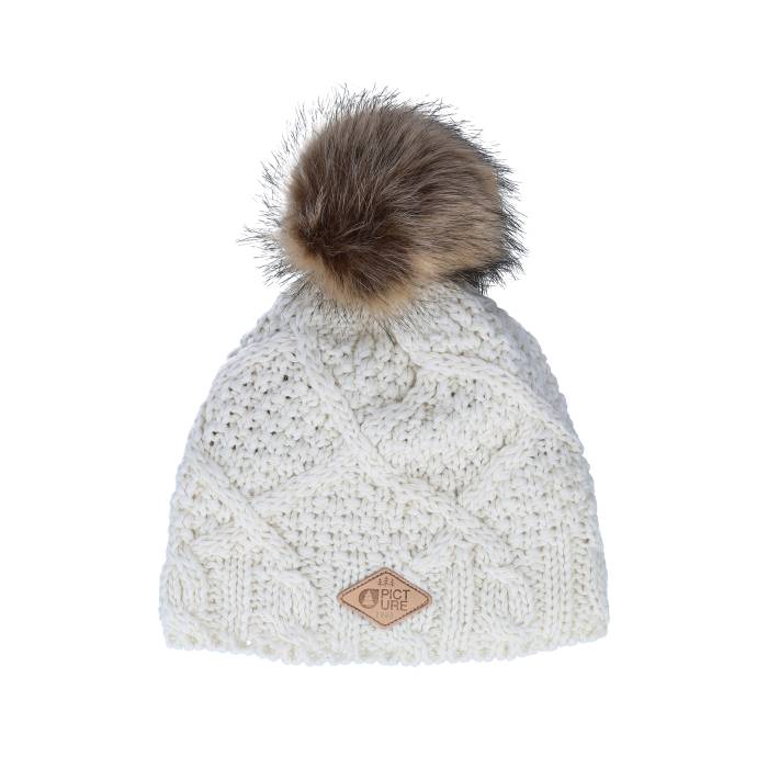 【★百貨店SALE★6/11十二時2時迄】Picture 【 Jude Beanie Ofwhite Pom Women White 】 旗がしら かぶり笠 レディース 白いこと 白いこと