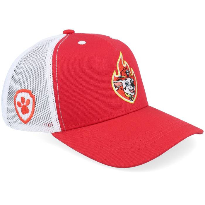 【★百貨店SALE★6/11真夜中2時迄】Paw Patrol 【 Kids Marshall Flame Red/White A-Frame Trucker Kids Red 】 トラッカー お坊っちゃん キッズ Red 赤・赤いこと