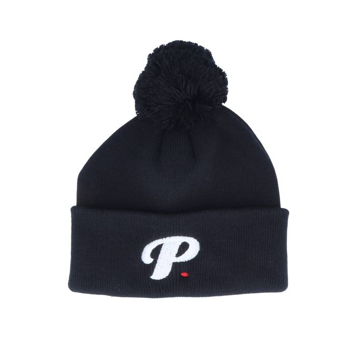 Period 【 P Pom Pom Black Beanie Men Black 】 黒色 ブラック キャップ 帽子 メンズ 黒色 ブラック