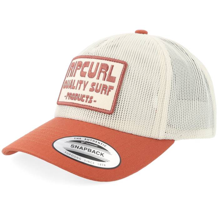 リップカール Rip Curl 【 Pacific Rinse Baked Clay Trucker Men Beige 】 パシフィック トラッカー メンズ ベージュ|スニケス