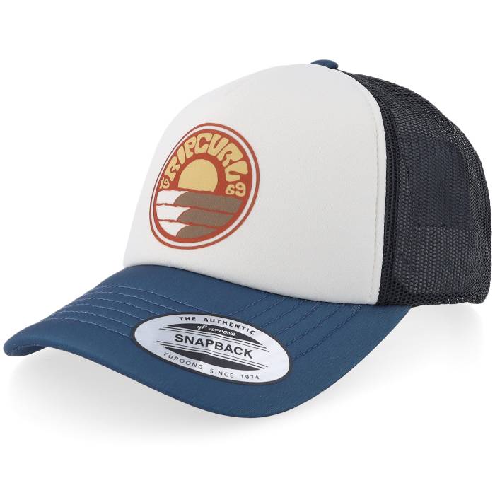 リップカール Rip Curl 【 Weekender Bone/Navy A-Frame Trucker Men White 】 トラッカー メンズ 白色 ホワイト|スニケス