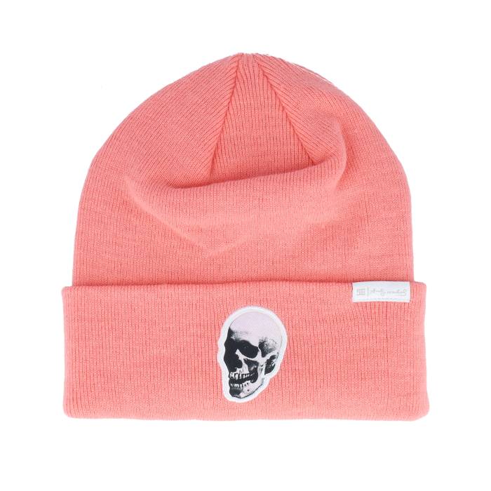 【★百貨店SALE★6/11十二時2時迄】ディーシー Dc 【 Label Womens Beanie Shell Pink Cuff Women Pink 】 レディース 旗がしら かぶり笠 shell 外殻 pink サクラ色 レディース pink サクラ色