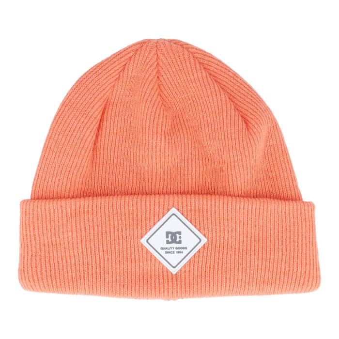 【★百貨店SALE★6/11夜夜中2時迄】ディーシー Dc 【 Womens Label Beanie Coral Cuff Women Orange 】 レディース 旗がしら かぶり笠 レディース orange 橙・オレンジ色