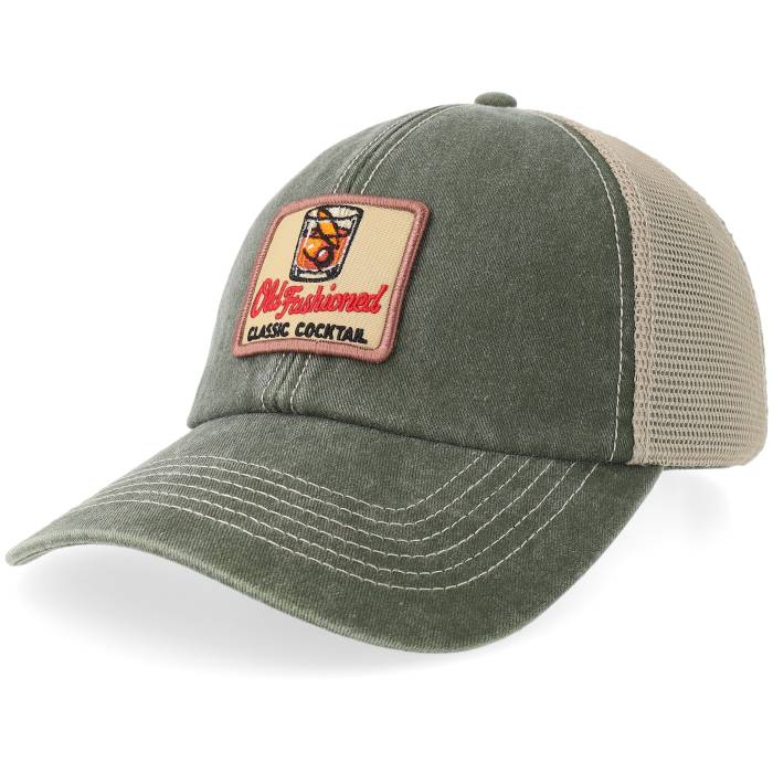 アイコニック Iconic 【 Old Fashioned Classic Cocktail Olive/Stone Vintage Trucker Men Green 】 クラシック vintage ビンテージ・ヴィンテージ トラッカー メンズ green 緑・グリーン|スニケス