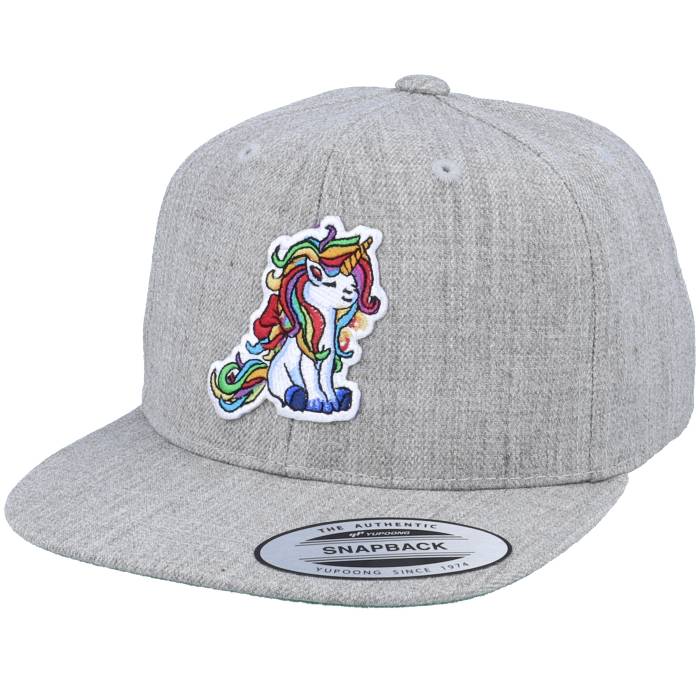 Unicorns 【 Kids Glorious Unicorn Curls Grey Snapback Kids Grey 】 灰色 グレー Snapback スナップバック バッグ ジュニア キッズ 灰色 グレー｜スニケス