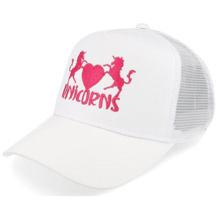 Unicorns 【 Kids Heart White/White A-Frame Trucker Kids White 】 トラッカー ジュニア キッズ 白色 ホワイト｜スニケス