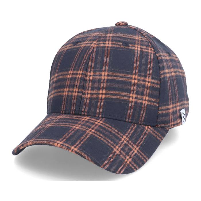 Wei 【 Willa Tweed Blue/Orange High Crown Adjustable Women Blue 】 ハイ レディース 青色 ブルー