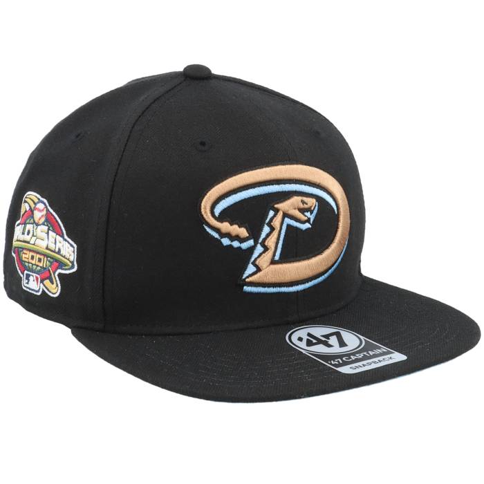 フォーティーセブンブランド 47 Brand 【 Hatstore Exclusive X Arizona Diamondbacks Sky Blue Undervisor World Series 2001 Snapback Men Black 】 アリゾナ ダイヤモンドバックス スカイ 青色 ブルー シリーズ Snapback スナ｜スニケス