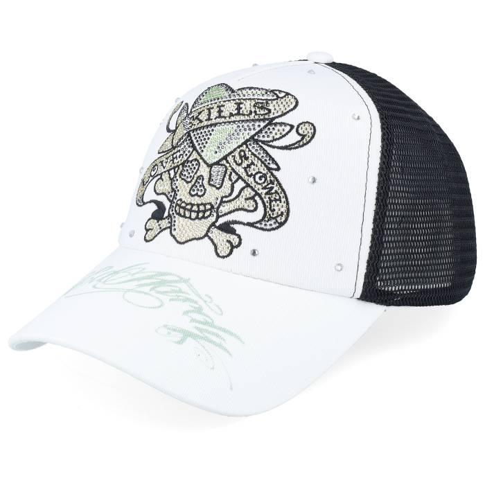 楽天市場】ED HARDYエド・ハーディー◇EH ラメメッシュキャップ◇◇RED