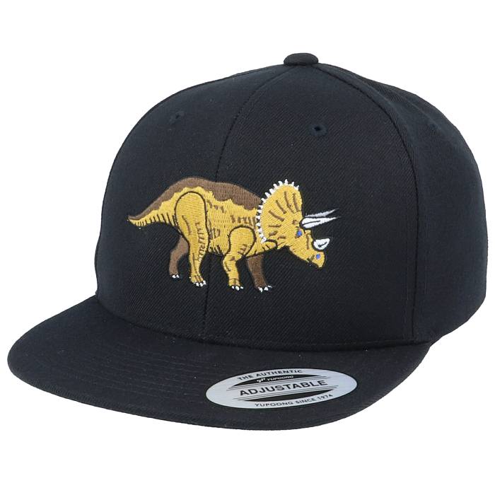 Kiddo Cap 【 Kids Triceratops Black Snapback Kids Black 】 黒色 ブラック Snapback スナップバック バッグ ジュニア キッズ 黒色 ブラック｜スニケス