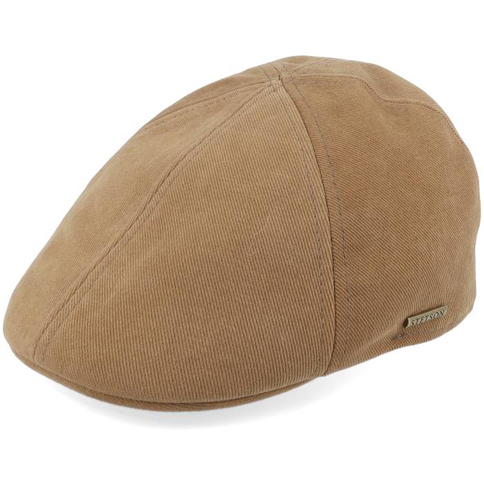 ステットソン Stetson 【 Texas Soft Cotton Brown Flatcap Men Brown 】 テキサス 茶色 ブラウン メンズ 茶色 ブラウン｜スニケス