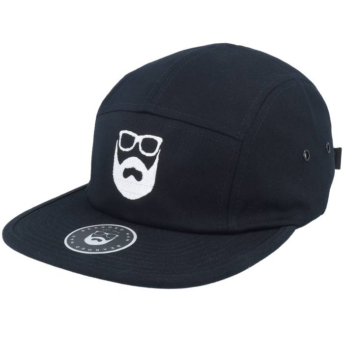 Bearded Man 【 Logo Black/White 5-Panel Men Black 】 ロゴ メンズ 黒色 ブラック｜スニケス