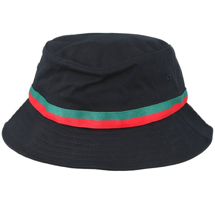ユーポン Yupoong 【 Stripe Black Bucket Men Black 】 Stripe ストライプ 黒色 ブラック メンズ 黒色 ブラック｜スニケス