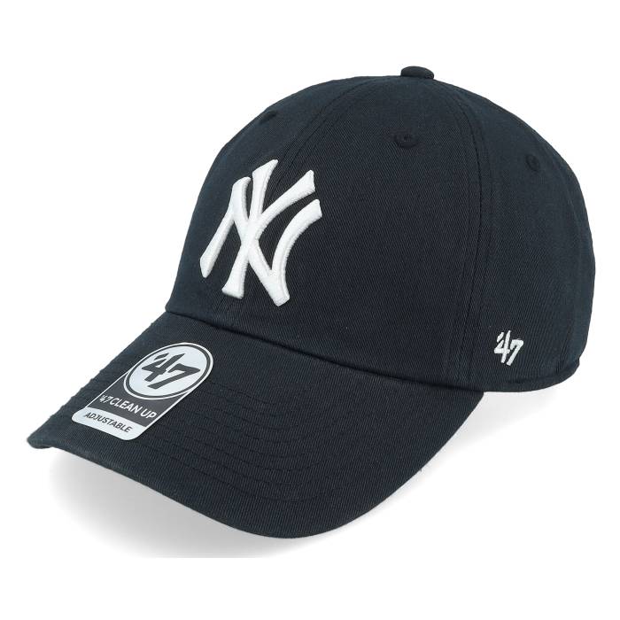フォーティーセブンブランド 47 Brand 【 New York Yankees Clean Up Black Adjustable Men Black 】 ヤンキース 黒色 ブラック メンズ 黒色 ブラック｜スニケス