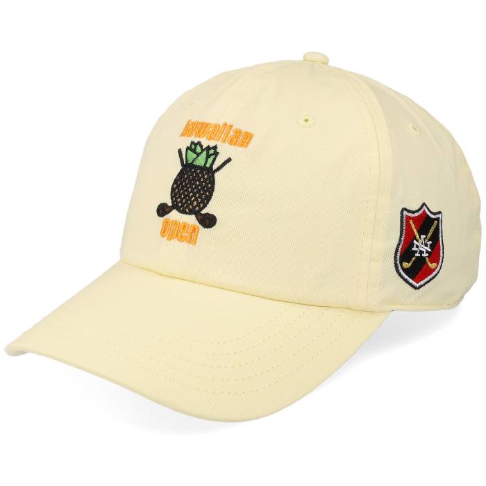 アメリカンニードル American Needle 【 Hawaiian Open Hepcat. 19Th Hole Golf Lemon Ice Dad Cap Men Yellow 】 golf ゴルフ キャップ 帽子 メンズ yellow 黄色・イエロー|スニケス