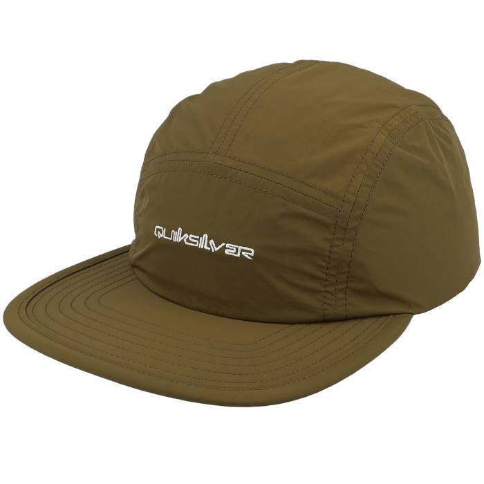 クイックしろがね色 Quiksilver 【 Camp Stacker 2 Fallen Rock Stretch Fit 5-Panel Men 】 メンズ