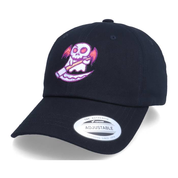 Abducted 【 Cute Reaper Black Dad Cap Men Black 】 黒色 ブラック キャップ 帽子 メンズ 黒色 ブラック