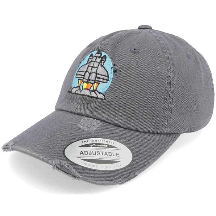 Abducted 【 Space Rocket Launch Grey Destroyed Dad Cap Men Grey 】 灰色 グレー キャップ 帽子 メンズ 灰色 グレー 14,839円