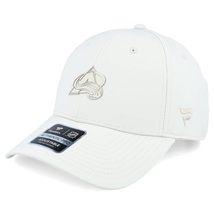ファナティクス Fanatics 【 Colorado Avalanche Authentic Pro Road Moonstruck Adjustable Men Beige 】 コロラド アバランチ オーセンティック 労働者階級 メンズ ベージュ
