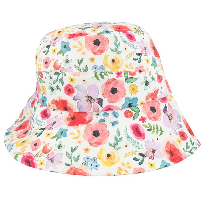 Seeberger 【 Cotton Rubin Flowers Cloche Women White 】 レディース 白いこと 白いこと