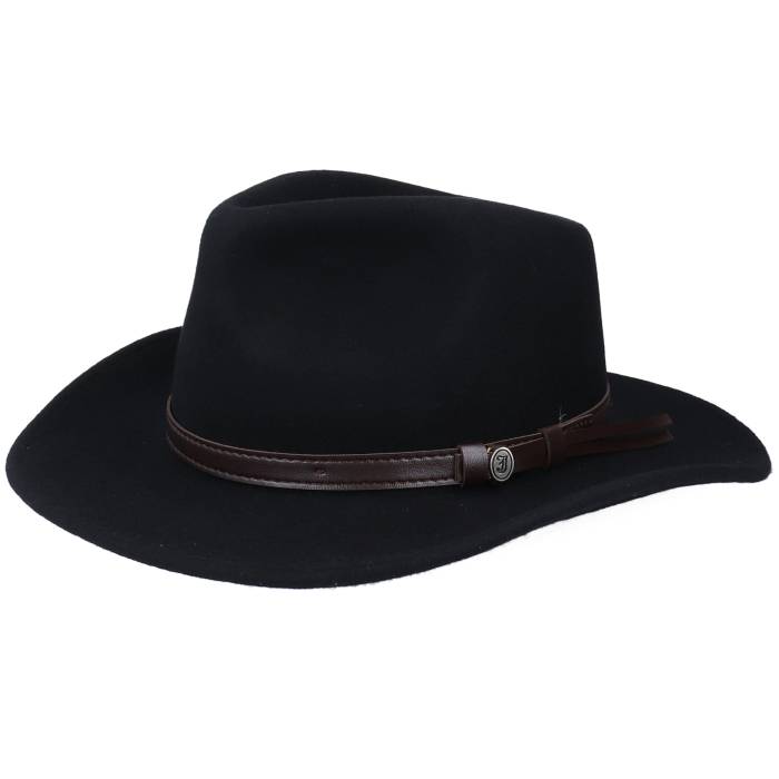Jaxon & James 【 Crushable Outback Black Traveler Men Black 】 黒色 ブラック メンズ 黒色 ブラック|スニケス