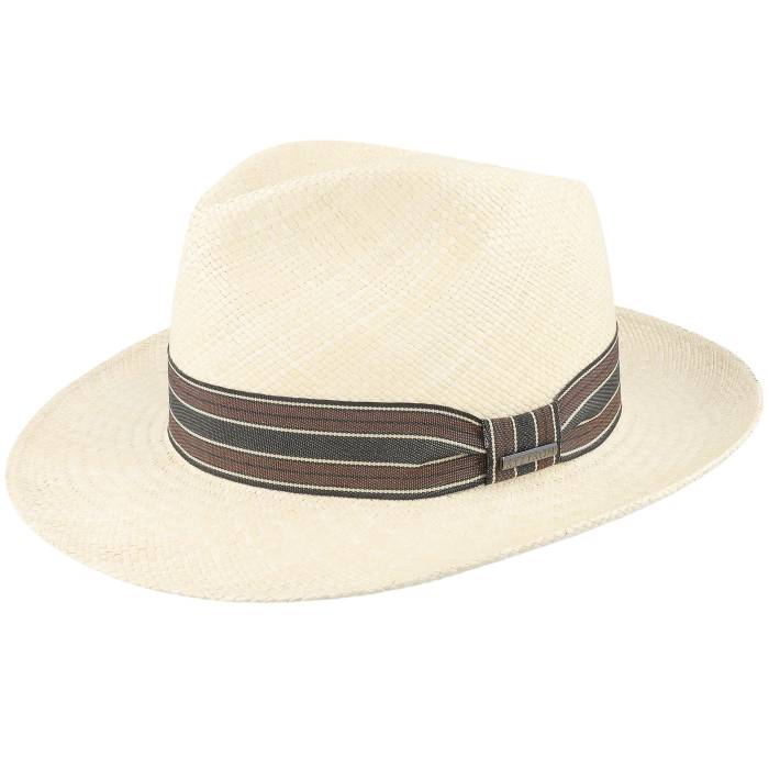 【★百貨店SALE★6/11十二時2時迄】ステットソン Stetson 【 Fedora Panama Beige Straw Hat Men Beige 】 ベージュ メンズ ベージュ