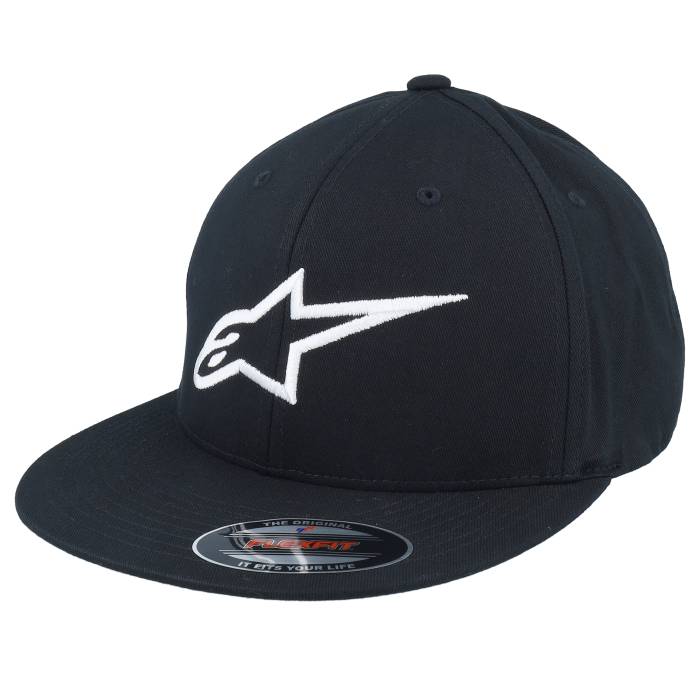 アルパインスター Alpinestars 【 Ageless Flatbill 1 Black/White Fitted Men Black 】 メンズ 黒色 ブラック